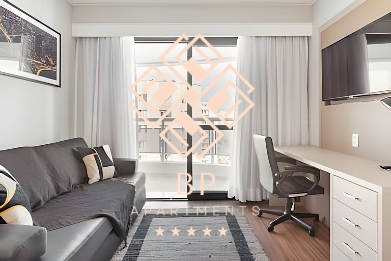 Flat moderno em Moema perto do Metrô e Aeroporto