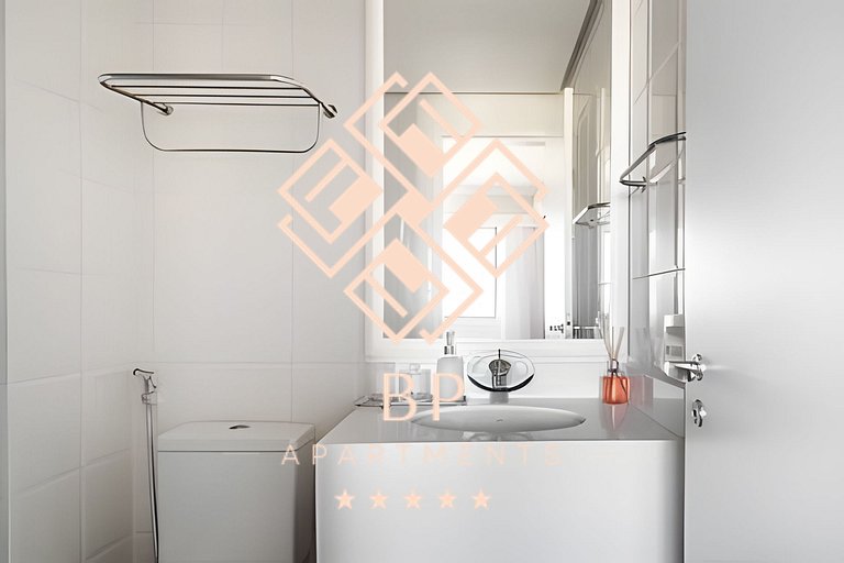 Flat moderno em Moema perto do Metrô e Aeroporto