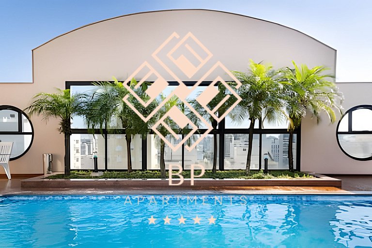 Flat moderno em Moema perto do Metrô e Aeroporto