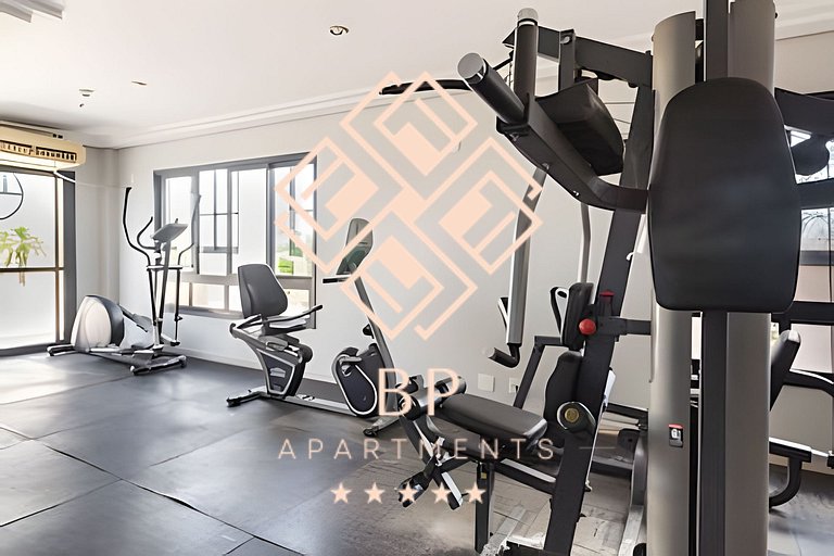 Flat moderno em Moema perto do Metrô e Aeroporto