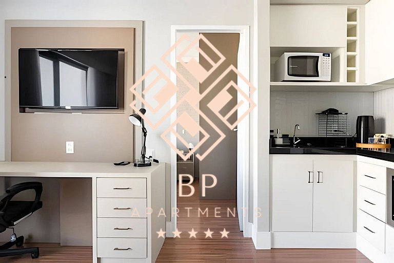 Flat moderno em Moema perto do Metrô e Aeroporto