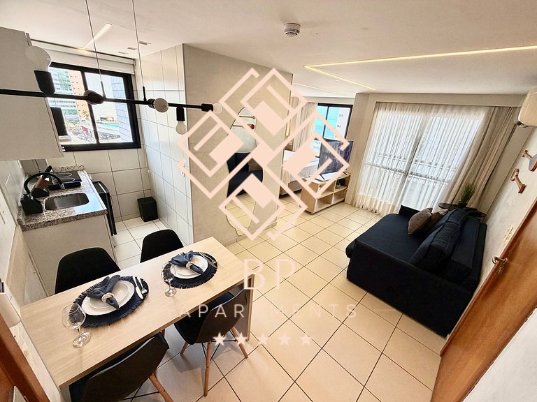 Loft em Ponta Negra com piscina e vista para o mar