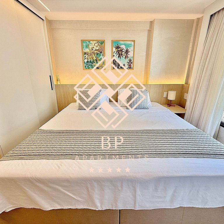 Loft em Ponta Negra com piscina e vista para o mar