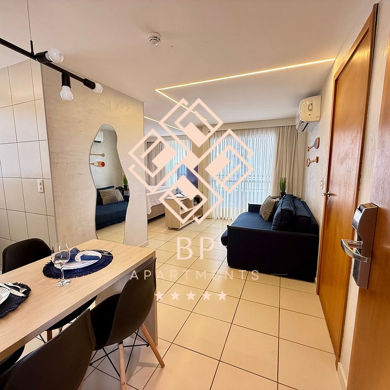 Loft em Ponta Negra com piscina e vista para o mar