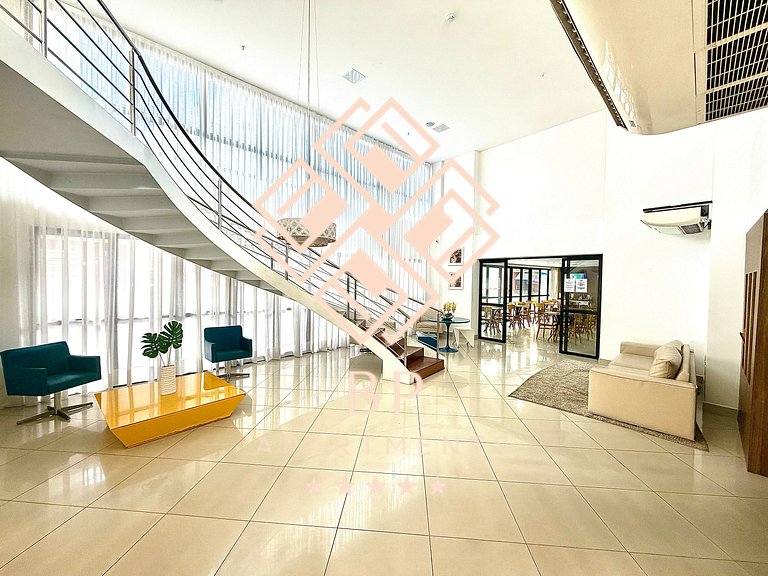 Loft em Ponta Negra com piscina e vista para o mar