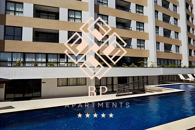 Loft em Ponta Negra com piscina e vista para o mar
